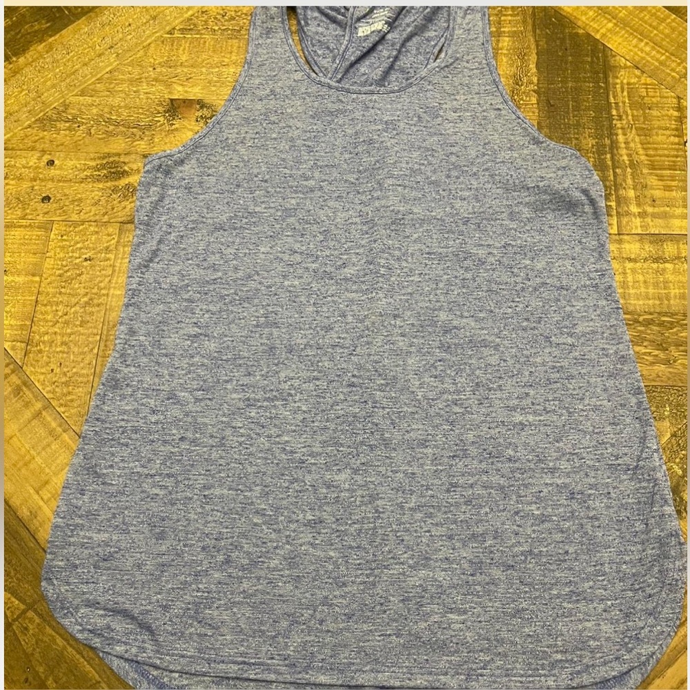 Tek Gear Heathered Blue Women's Tank Top